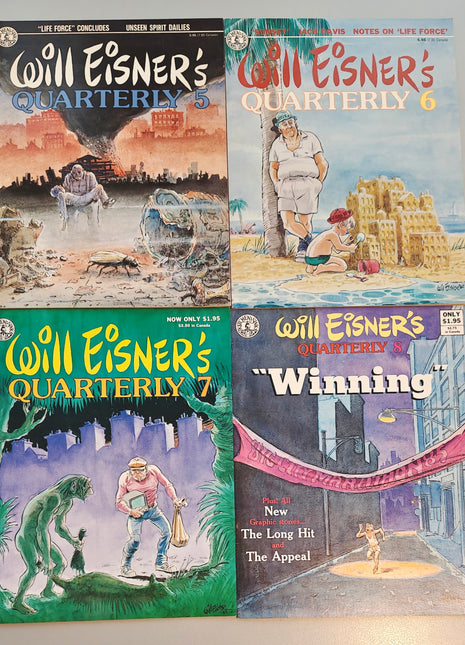 Will Eisner's Quarterly (Kitchen Sink, 1983-1986) Complete set - Mycomicshop.be