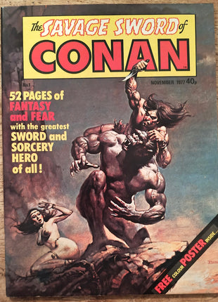 Savage Sword of Conan (UK 1977 Marvel 2nd Series) #1