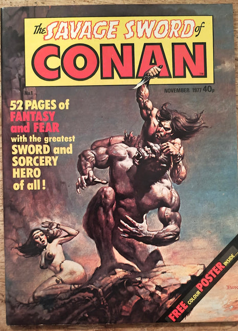 Savage Sword of Conan (UK 1977 Marvel 2nd Series) #1