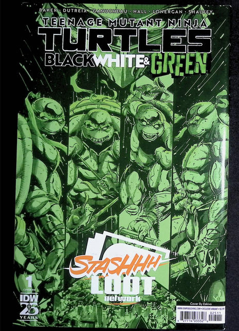 Teenage Mutant Ninja Turtles Black White and Green (2024 IDW) #1SL.A - Mycomicshop.be
