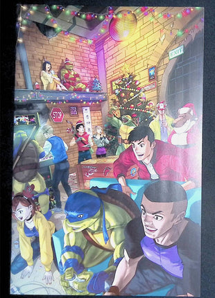 Mighty Morphin Power Rangers Teenage Mutant Ninja Turtles (2019 Boom Studios) #1 Stashhh Loot Virgin Variant - Mycomicshop.be