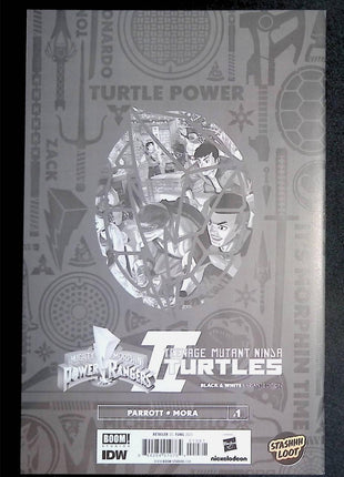 Mighty Morphin Power Rangers Teenage Mutant Ninja Turtles (2019 Boom Studios) #1 Stashhh Loot Virgin Variant - Mycomicshop.be