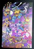 Mighty Morphin Power Rangers Teenage Mutant Ninja Turtles (2019 Boom Studios) #1 Stashhh Loot Virgin Variant - Mycomicshop.be