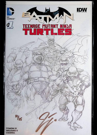 Batman Teenage Mutant Ninja Turtles (2015 DC) #1DF.A+B SIGNED - Mycomicshop.be