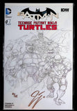 Batman Teenage Mutant Ninja Turtles (2015 DC) #1DF.A+B SIGNED - Mycomicshop.be
