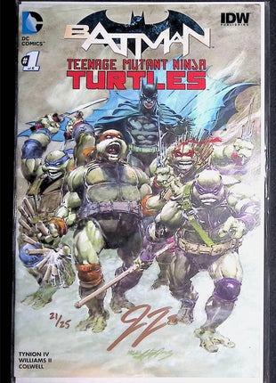 Batman Teenage Mutant Ninja Turtles (2015 DC) #1DF.A+B SIGNED - Mycomicshop.be