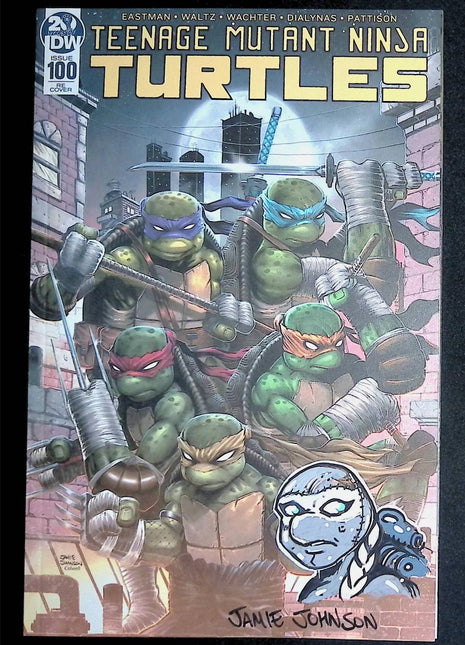 Teenage Mutant Ninja Turtles (2011 IDW) #100 Johnson Sketch/Signed - Mycomicshop.be