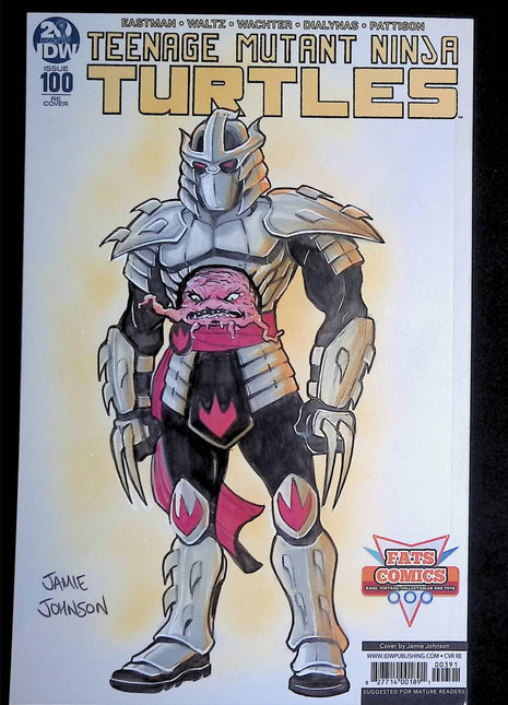 Teenage Mutant Ninja Turtles (2011 IDW) #100 Johnson Sketch/Signed - Mycomicshop.be