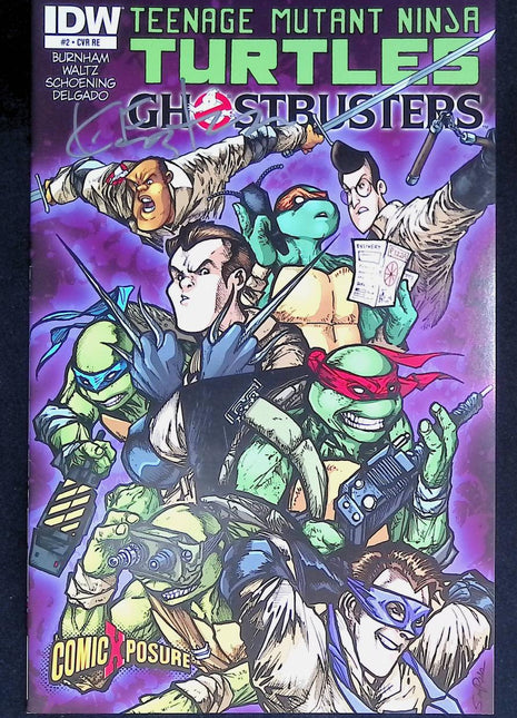 Teenage Mutant Ninja Turtles Ghostbusters (2014 IDW) #2RE.COMICX Signed - Mycomicshop.be