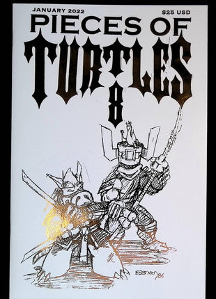 Pieces of Turtles 8 Gold Foil Edition - Mycomicshop.be