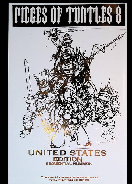Pieces of Turtles 8 Gold Foil Edition - Mycomicshop.be