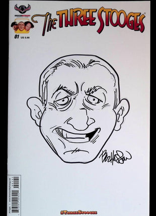 Three Stooges The Boys are Back (2016) #1D Curly Sketch - Mycomicshop.be