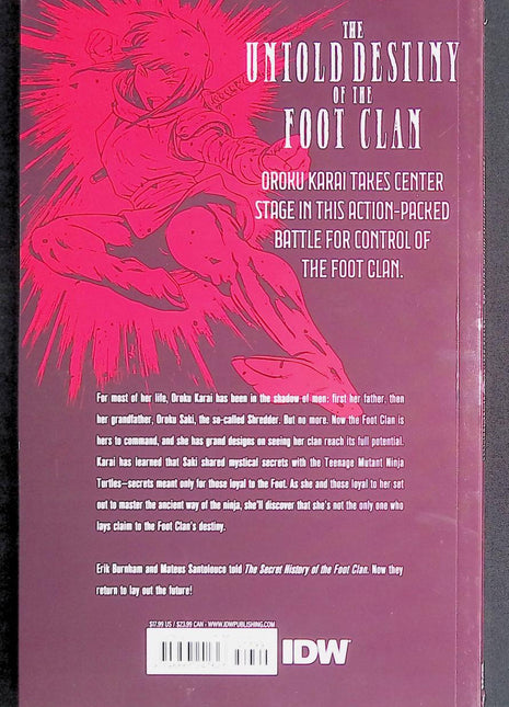 Teenage Mutant Ninja Turtles the Untold Destiny of the Foot Clan TPB (2025 IDW)