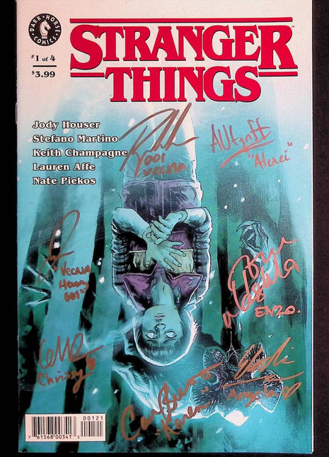 Stranger Things (2018 Dark Horse) #1B 7x Signed