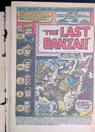 Captain Savage (1968) #1
