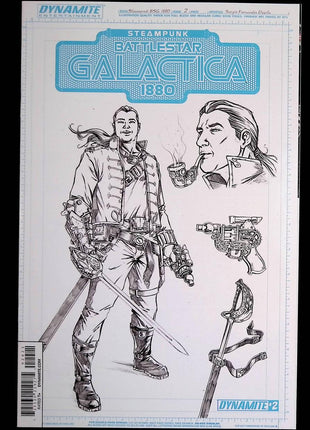 Steampunk Battlestar Galactica 1880 (2014 Dynamite) #2B