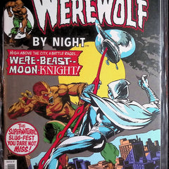 Softcover facsimile edition of Werewolf by Night #33 (1972 1st Series), featuring classic horror comic artwork.