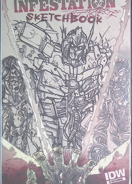 Infestation (2011 IDW) Sketchbook #0A