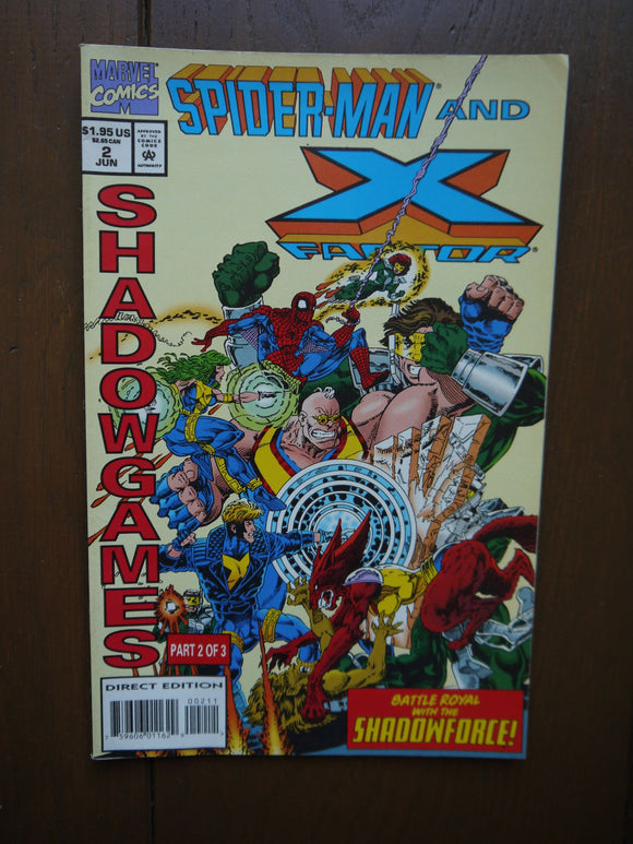 Spider-Man and X-Factor Shadowgames (1994) #2 - Mycomicshop.be