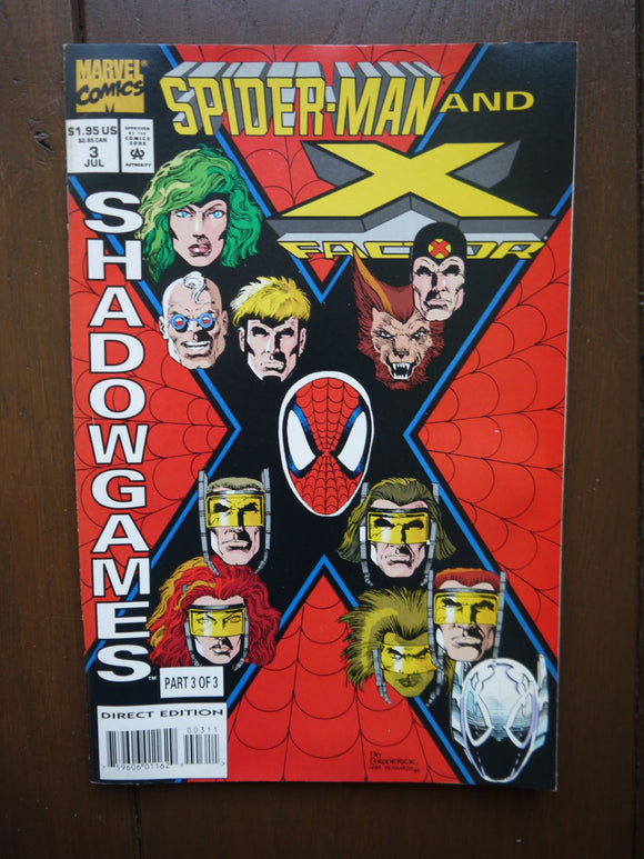 Spider-Man and X-Factor Shadowgames (1994) #3 - Mycomicshop.be