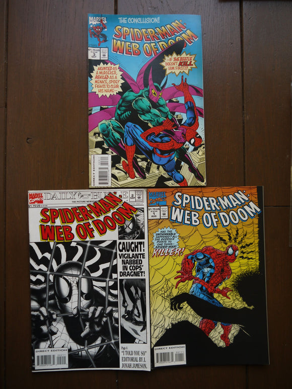 Spider-Man Web of Doom (1994) Complete Set - Mycomicshop.be