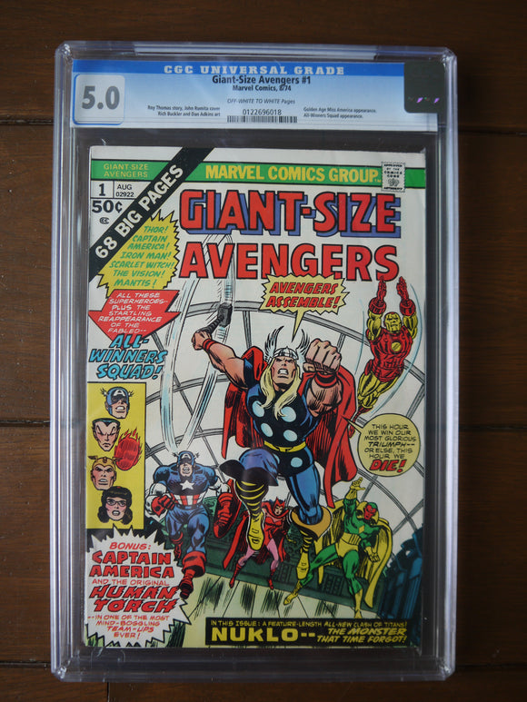 Giant Size Avengers (1974) #1 CGC 5.0 - Mycomicshop.be
