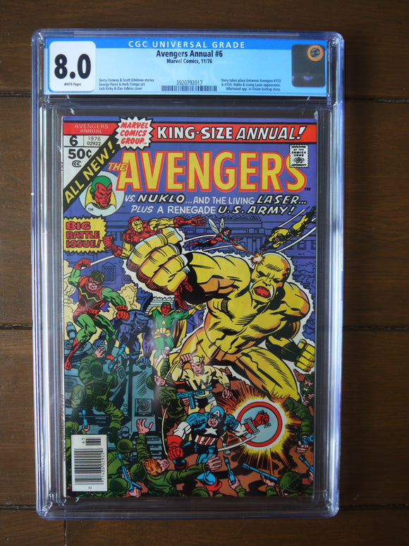 Avengers (1963 1st Series) Annual #6 CGC 8.0 - Mycomicshop.be