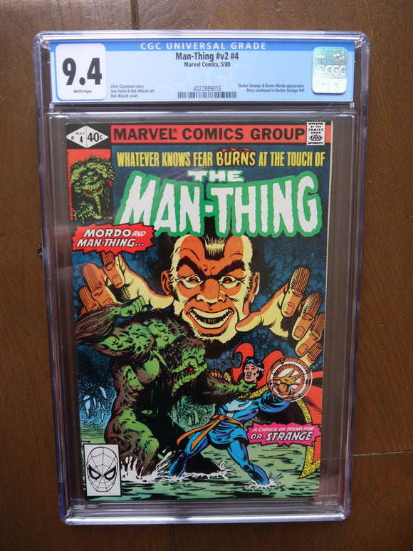Man-Thing (1979 2nd Series) #4 CGC 9.4 - Mycomicshop.be