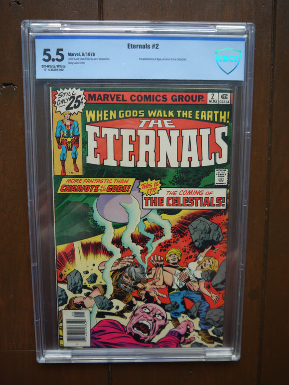 Eternals (1976 1st Series) #2 CGC 5.5 - Mycomicshop.be
