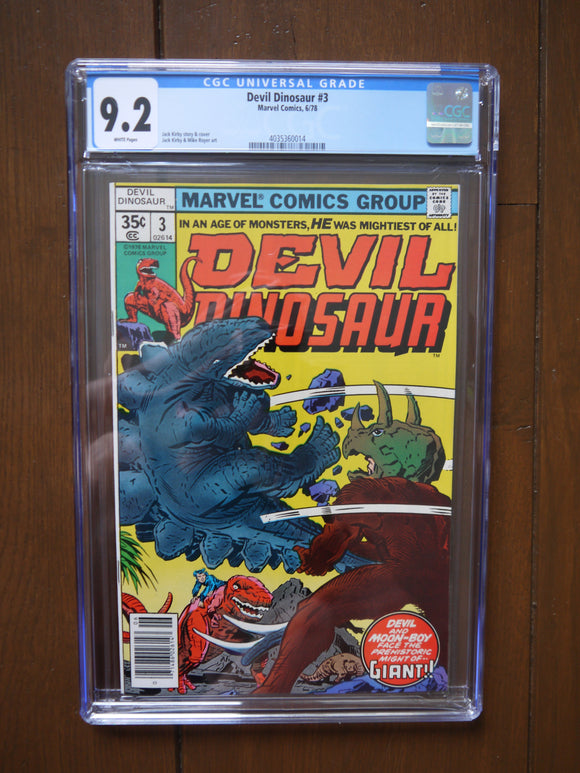 Devil Dinosaur (1978) #3 CGC 9.2 - Mycomicshop.be