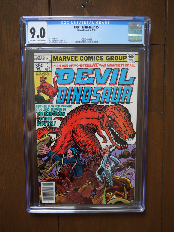 Devil Dinosaur (1978) #5 CGC 9.0 - Mycomicshop.be