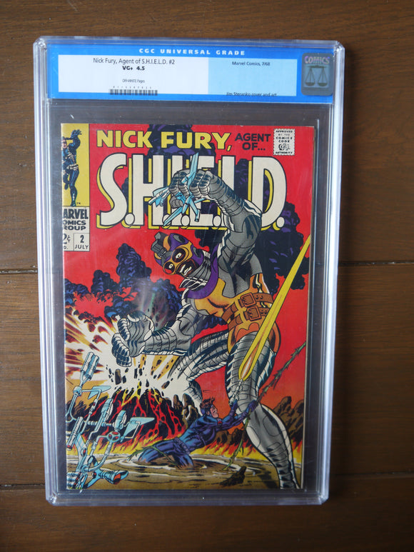 Nick Fury Agent of SHIELD (1968 1st Series) #2 CGC 4.5 - Mycomicshop.be