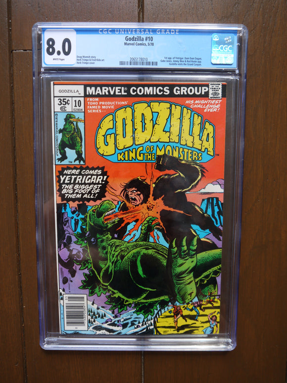 Godzilla (1977) #10 CGC 8.0 - Mycomicshop.be