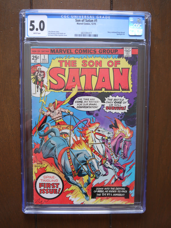 Son of Satan (1975) #1 CGC 5.0 - Mycomicshop.be