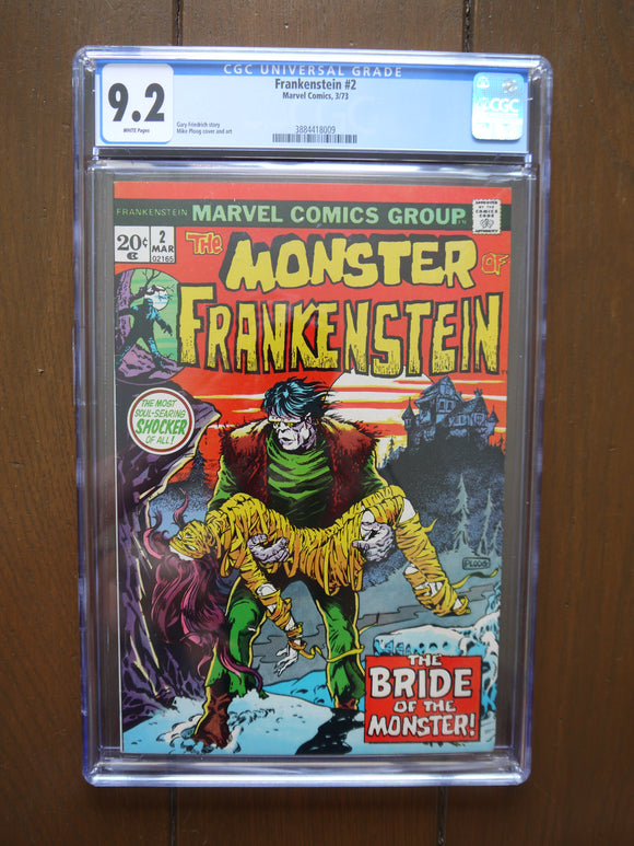 Frankenstein (1973 Marvel) #2 CGC 9.2 - Mycomicshop.be