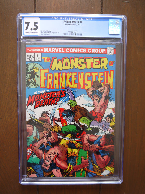Frankenstein (1973 Marvel) #4 CGC 7.5 - Mycomicshop.be