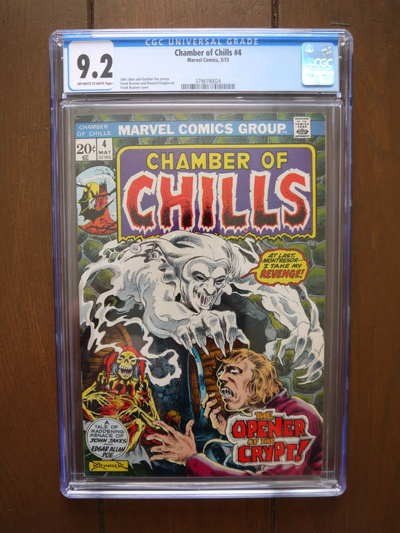 Chamber of Chills (1972) #4 CGC 9.2 - Mycomicshop.be
