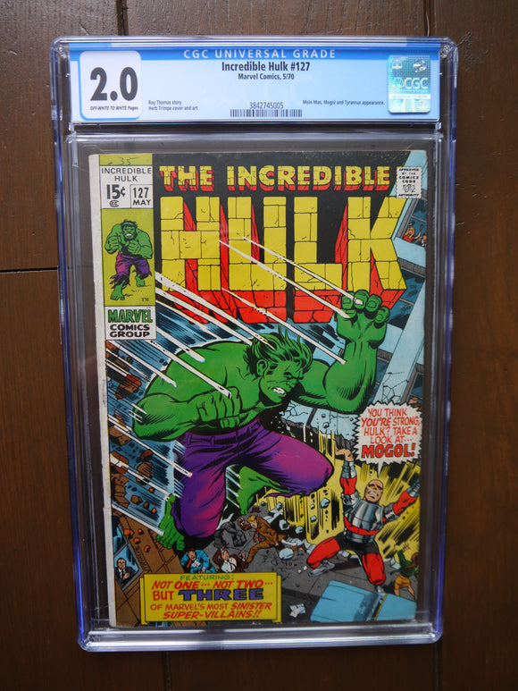 Incredible Hulk (1962 1st Series) #127 CGC 2.0 - Mycomicshop.be