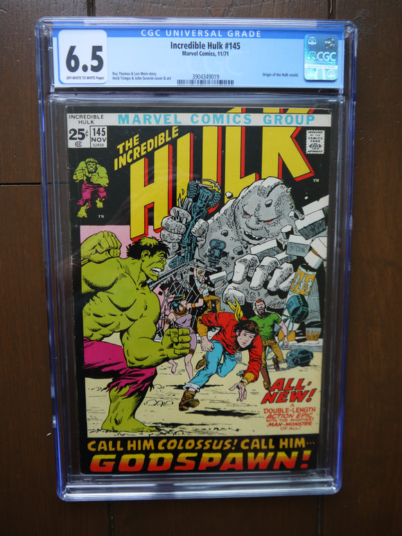 Incredible Hulk (1962 1st Series) #145 CGC 6.5 - Mycomicshop.be