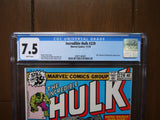 Incredible Hulk (1962 1st Series) #229 CGC 7.5 - Mycomicshop.be