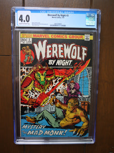 Werewolf by Night (1972 1st Series) #3 CGC 4.0 - Mycomicshop.be