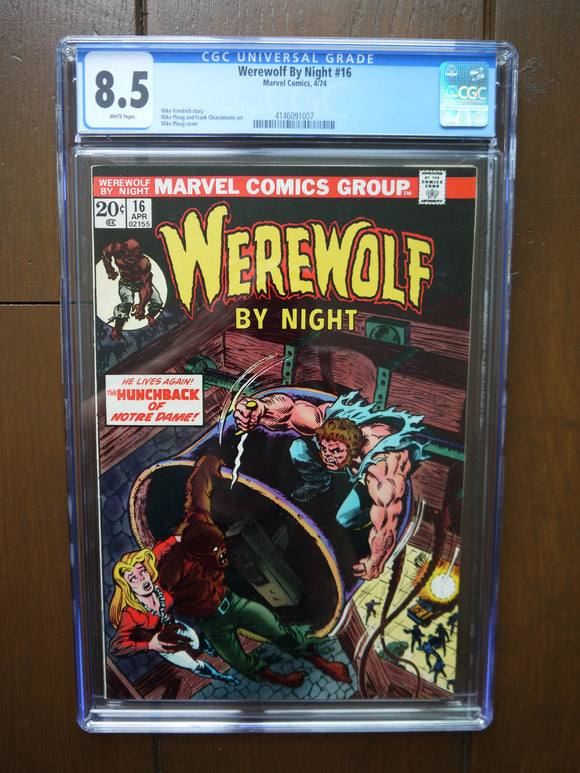 Werewolf by Night (1972 1st Series) #16 CGC 8.5 - Mycomicshop.be