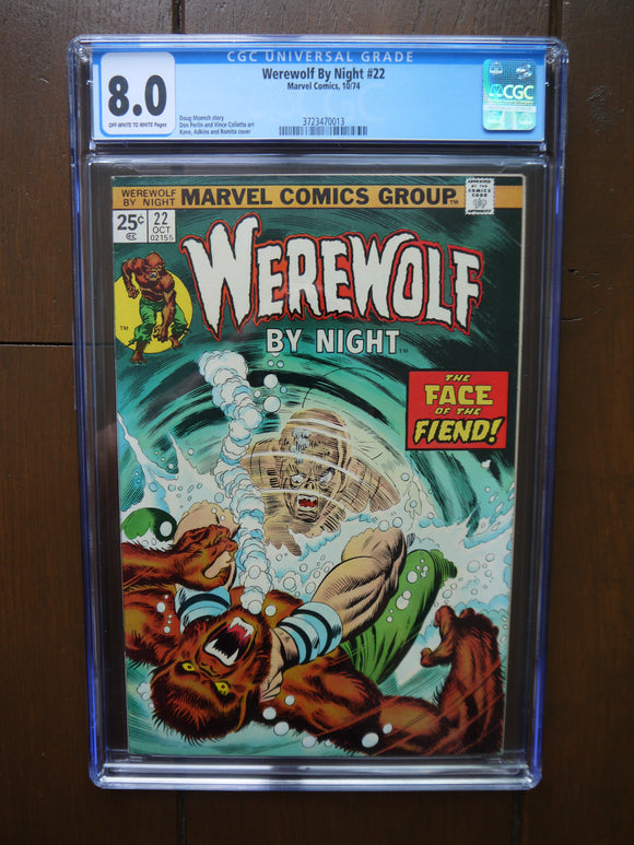 Werewolf by Night (1972 1st Series) #22 CGC 8.0 - Mycomicshop.be