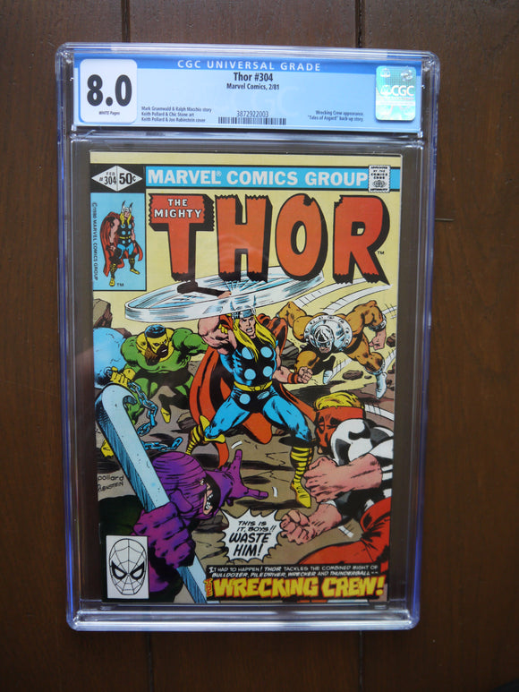 Thor (1962 1st Series Journey Into Mystery) #304 CGC 8.0 - Mycomicshop.be