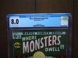 Where Monsters Dwell (1970) #12 CGC 8.0 - Mycomicshop.be