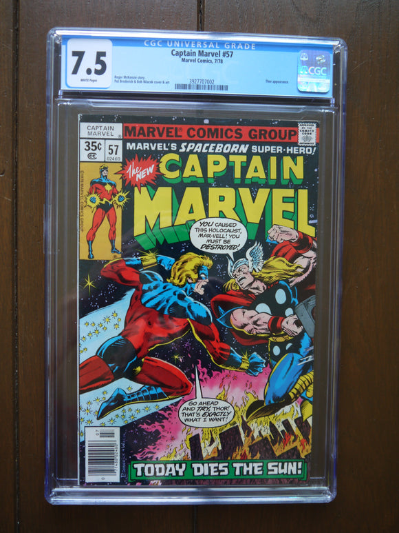Captain Marvel (1968 1st Series) #57 CGC 7.5 - Mycomicshop.be
