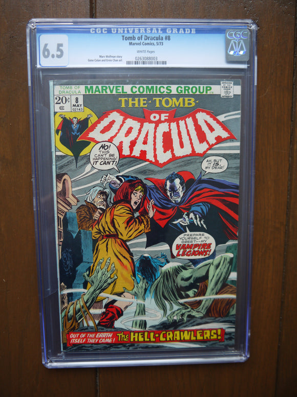 Tomb of Dracula (1972 1st Series) #8 CGC 6.5 - Mycomicshop.be