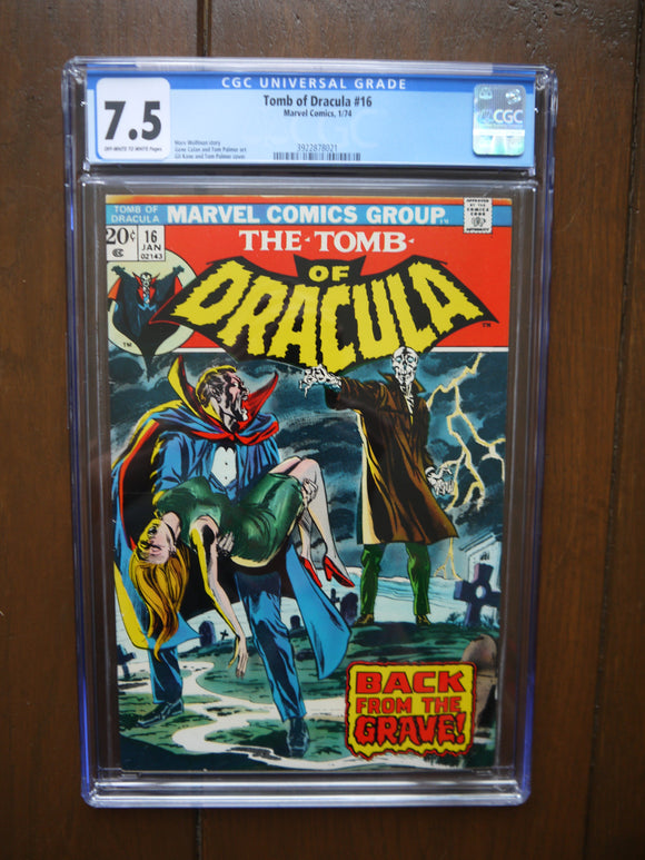 Tomb of Dracula (1972 1st Series) #16 CGC 7.5 - Mycomicshop.be