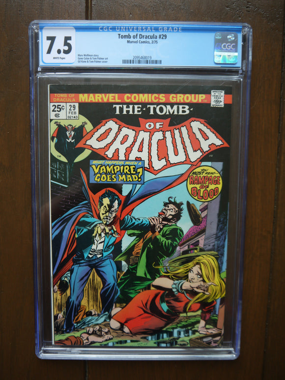 Tomb of Dracula (1972 1st Series) #29 CGC 7.5 - Mycomicshop.be