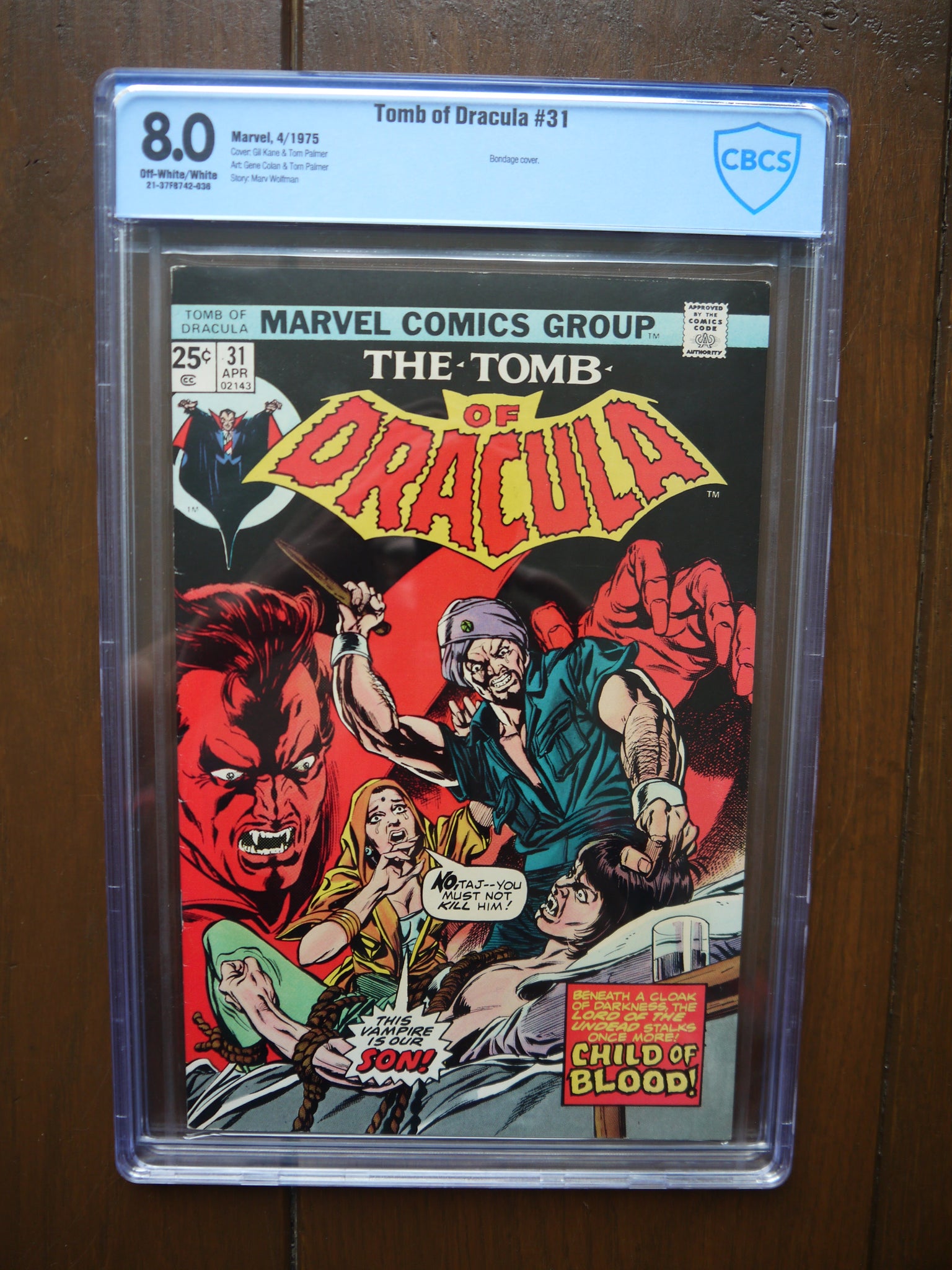 Tomb Of Dracula (1972 1st Series) #31 CBCS 8.0 | Mycomicshop.be